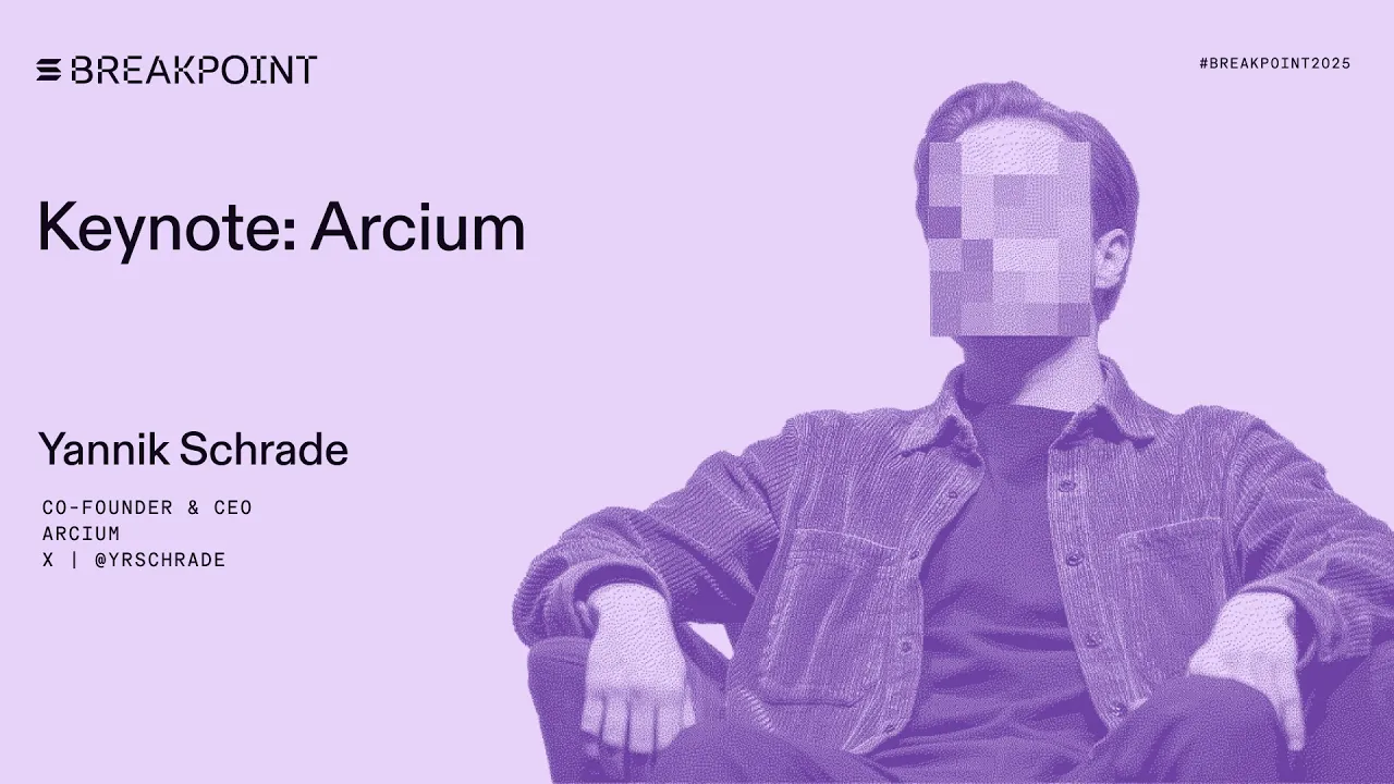 Keynote: Arcium (Yannik Schrade)