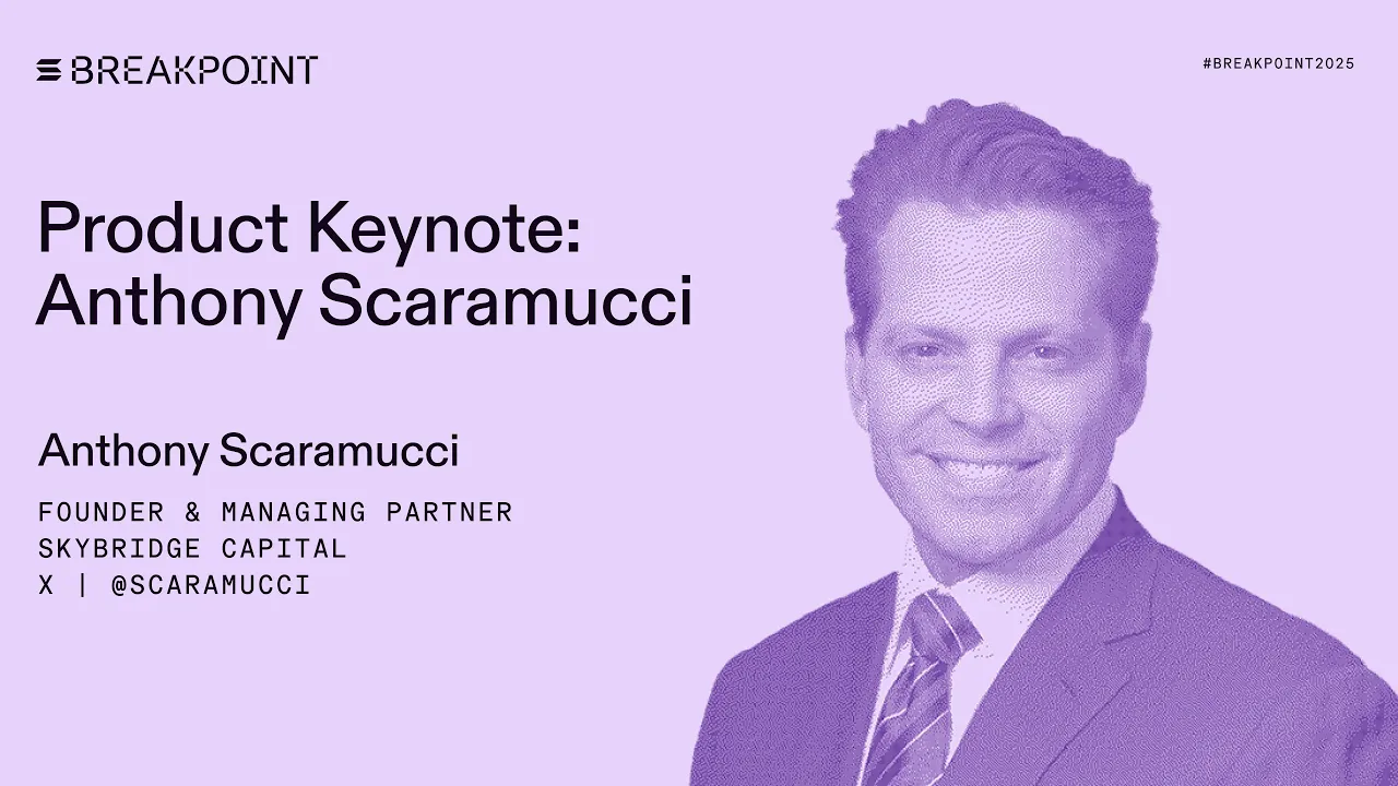 Product Keynote: SkyBridge Capital (Anthony Scaramucci)