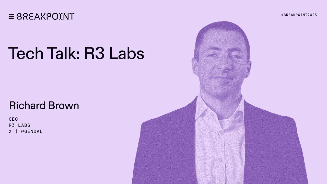 Tech Talk: R3 Labs (Richard Brown)